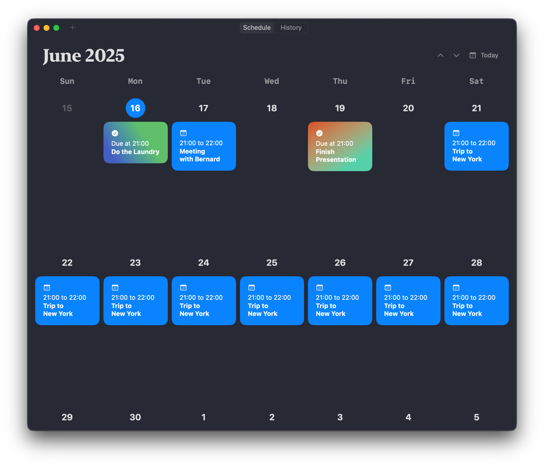 Timely app screenshot